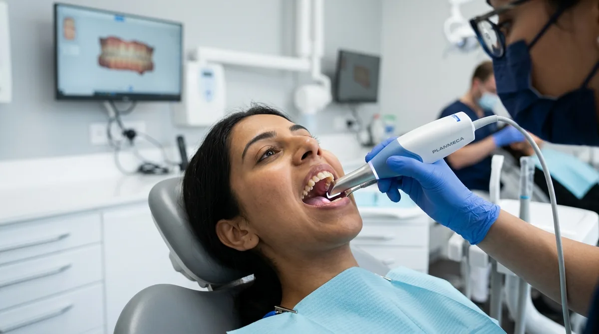 Digital 3D intraoral scan and treatment simulation for clear aligners at Premier Dental Care
